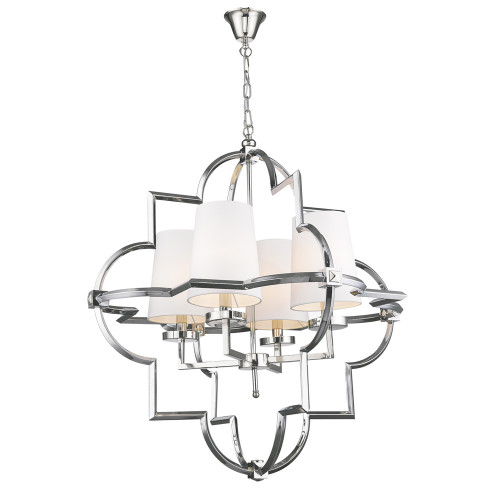 люстра mandeville l nickel от delight collection белая/никель в Стерлитамаке