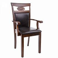 стул деревянный кресло luiza dirty oak / dark brown в Стерлитамаке