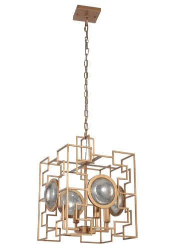 подвесная люстра crystal lux cuento sp4 gold в Стерлитамаке