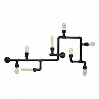 потолочная люстра ideal lux plumber pl8 nero в Стерлитамаке