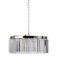 люстра rhys clear glass хром, прозрачная, чёрная в Стерлитамаке